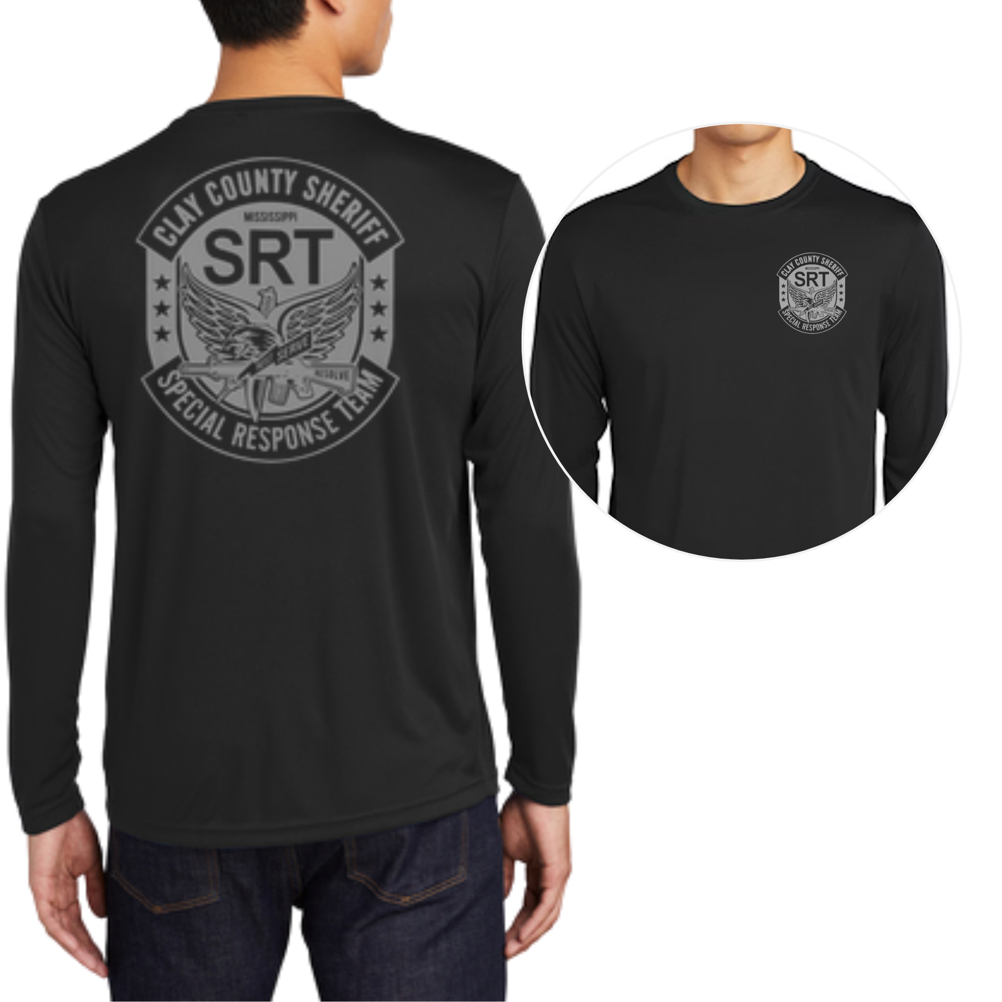 SRT Long Sleeve Performance (Front & Back)