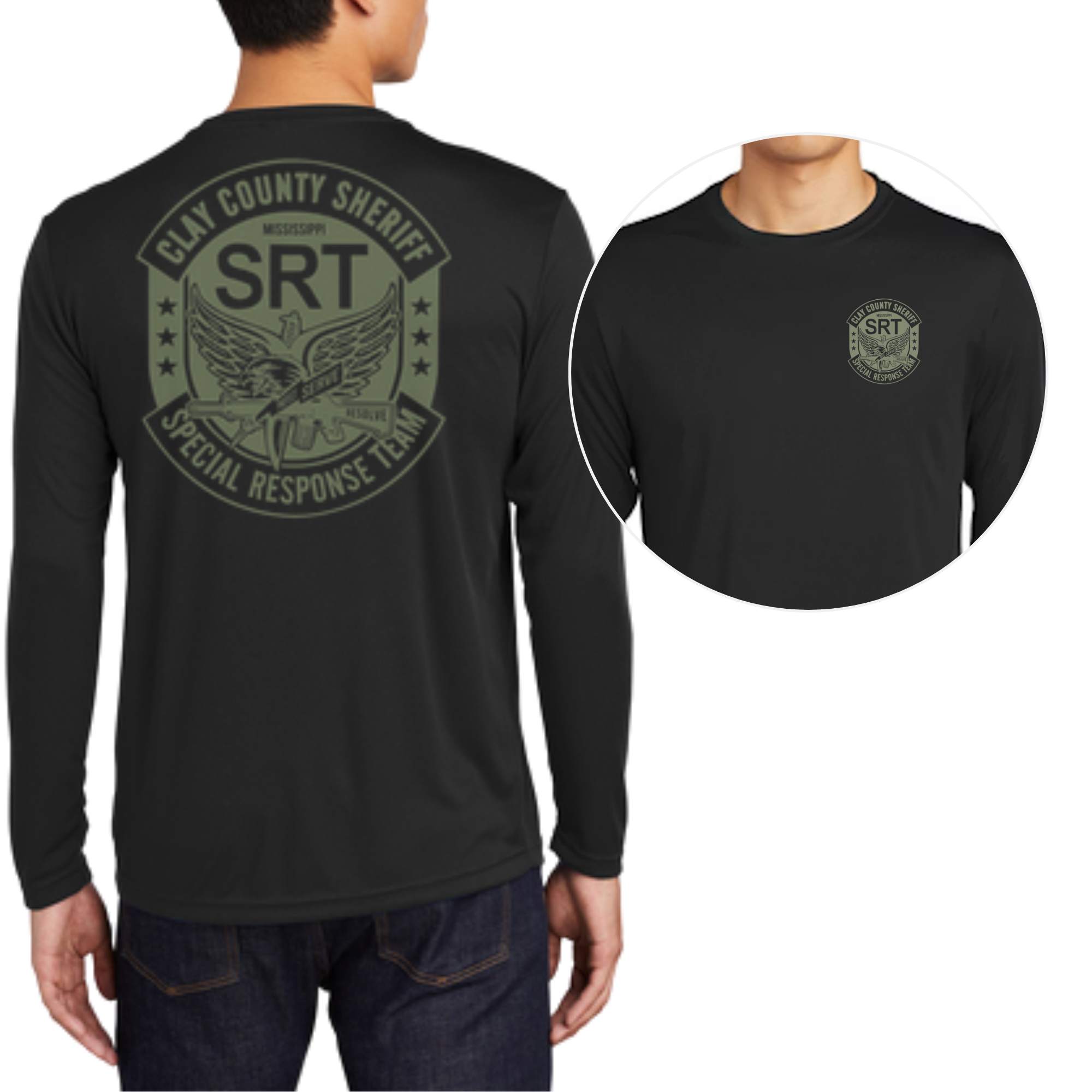 SRT Long Sleeve Performance (Front & Back)