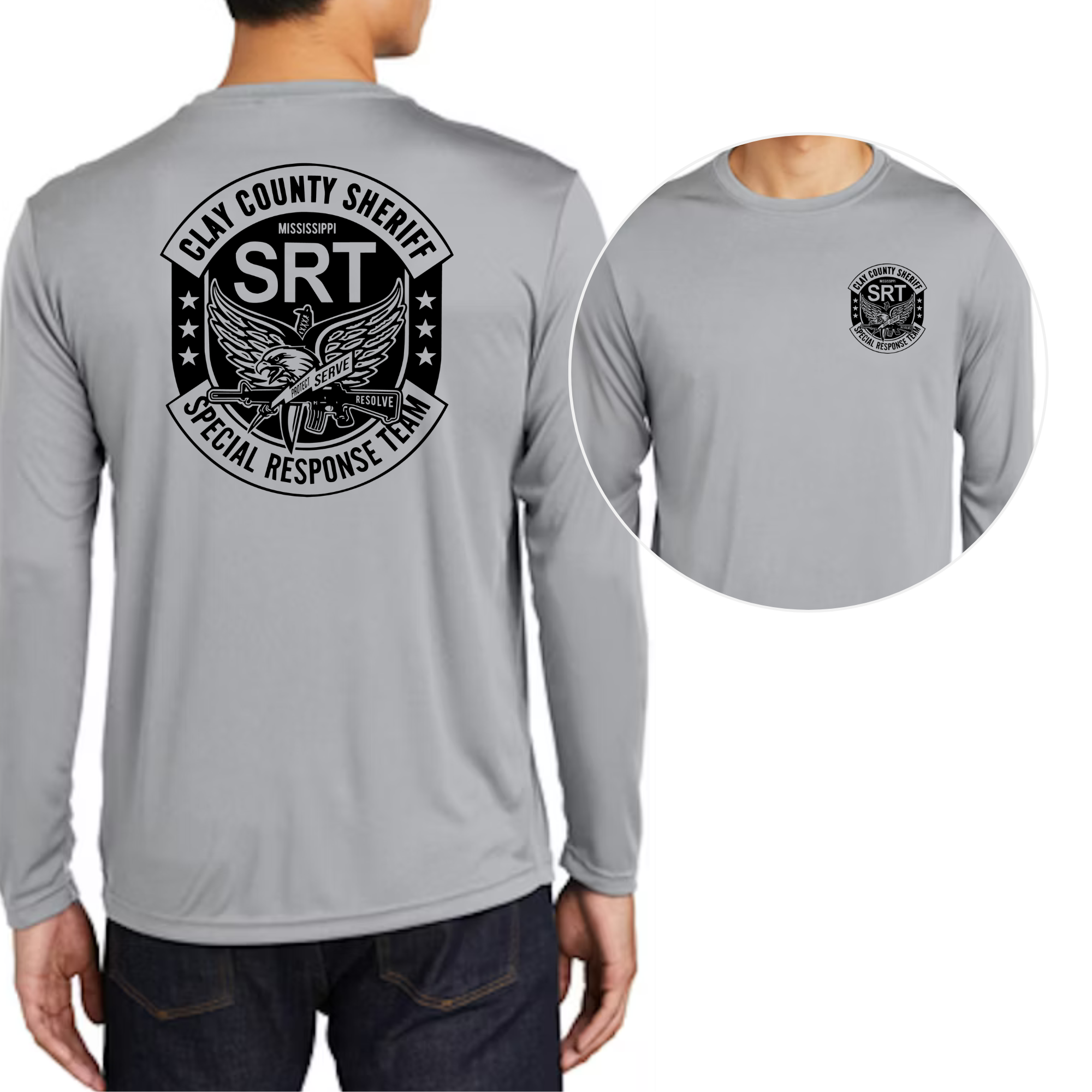 SRT Long Sleeve Performance (Front & Back)