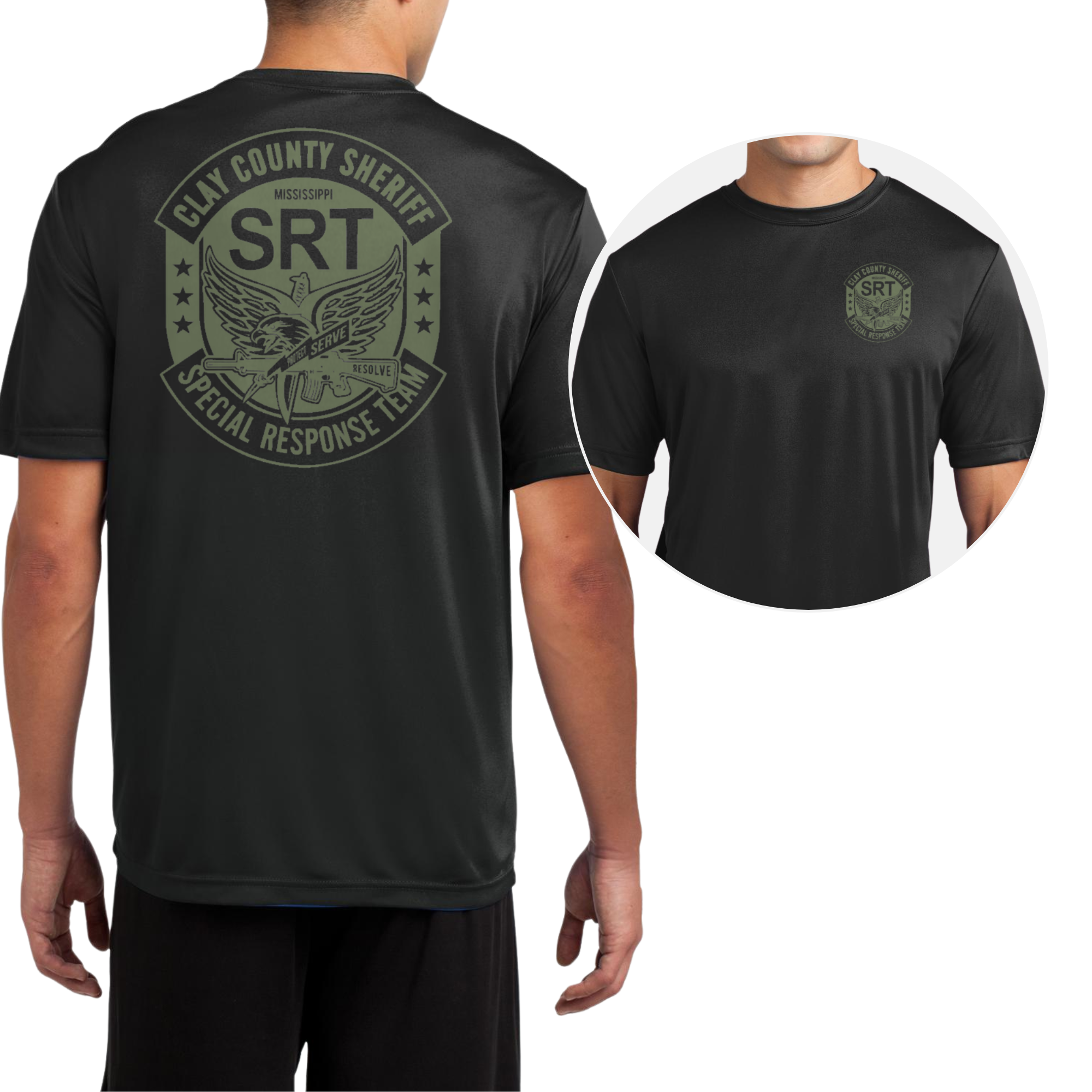 SRT Short Sleeve Performance (Front & Back)