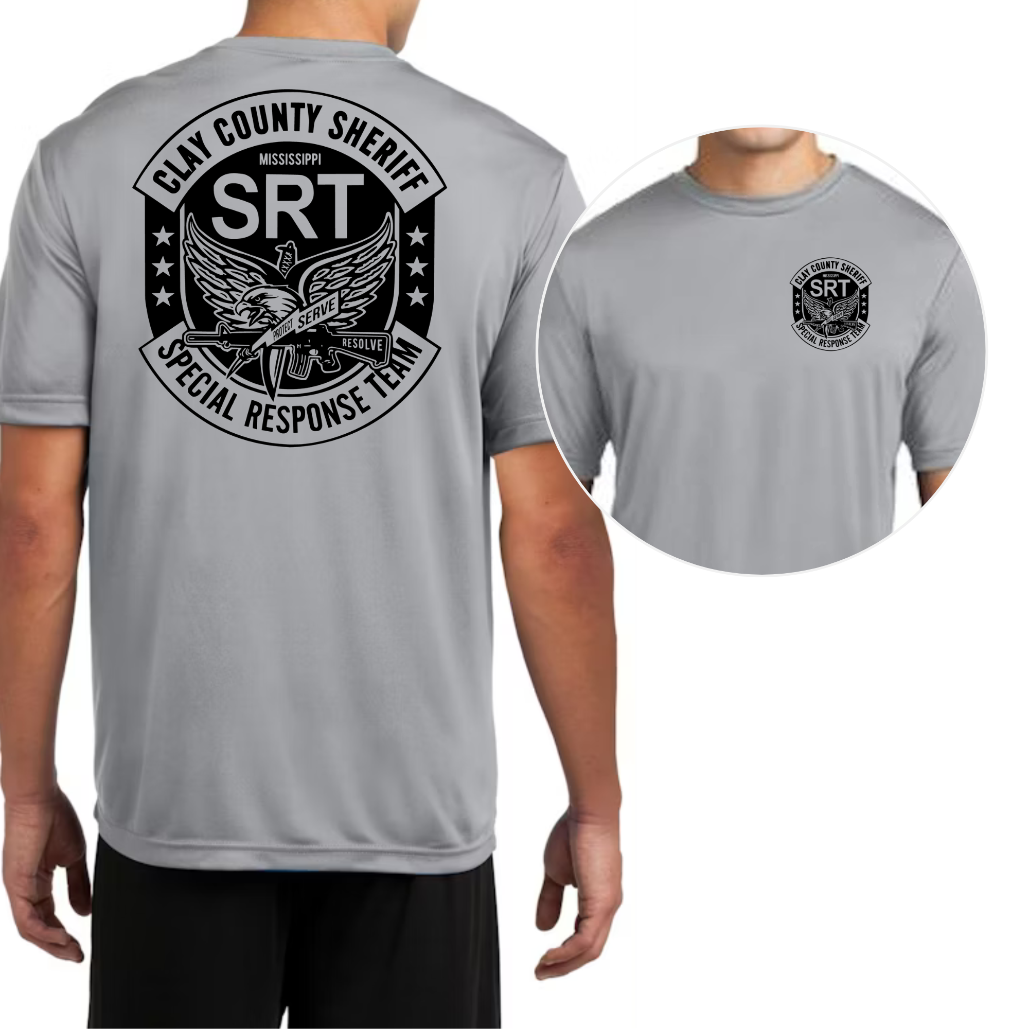 SRT Short Sleeve Performance (Front & Back)